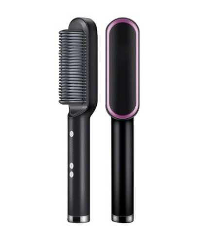 Electric Hair Straightening Brush – Fast Heating Hair Straightener Comb for Women