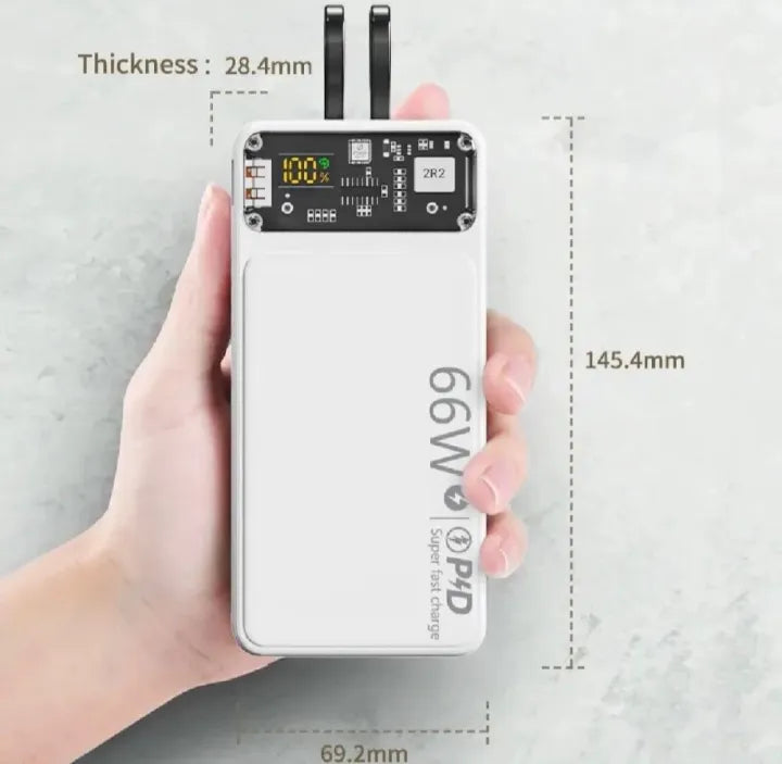 Portable Fast Charging Power Bank – High Capacity USB Power Bank for Smartphones & Devices