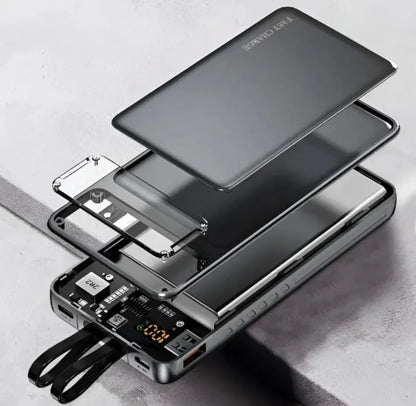 Portable Fast Charging Power Bank – High Capacity USB Power Bank for Smartphones & Devices