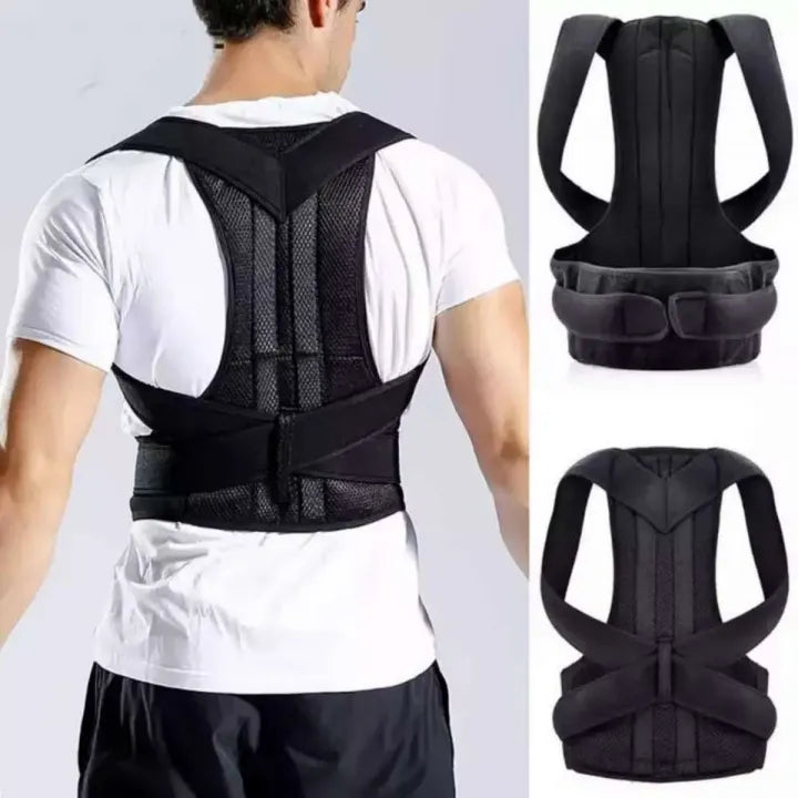 Adjustable Posture Corrector Belt for Men & Women – Back Support Brace for Shoulder and Spine Alignment