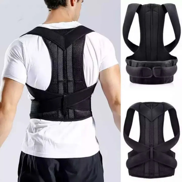 Adjustable Posture Corrector Belt for Men & Women – Back Support Brace for Shoulder and Spine Alignment