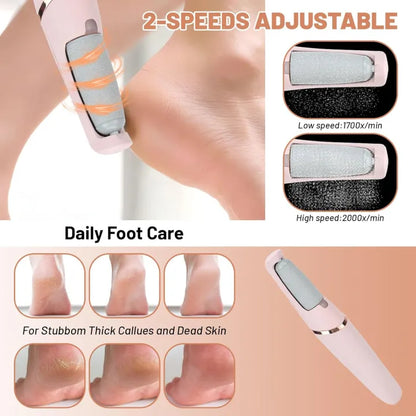 Electric Foot Callus Remover – Portable Pedicure Tool for Smooth & Soft Feet