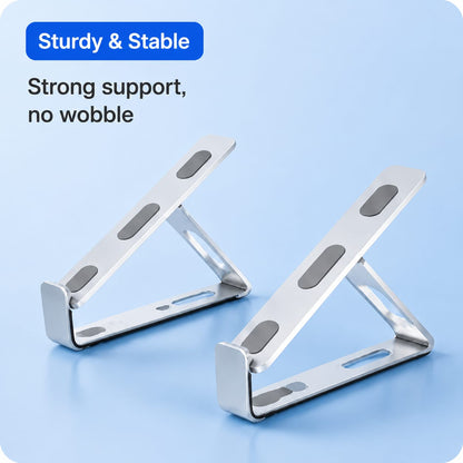 Adjustable Foldable Laptop Stand for Desk – Portable Ergonomic Laptop Holder