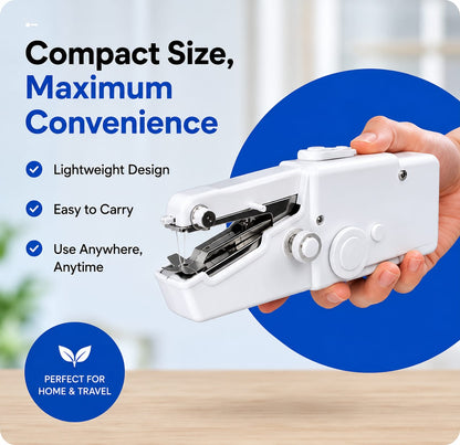Portable Handheld Stitch Sewing Machine – Compact Mini Sewing Machine for Home & Travel