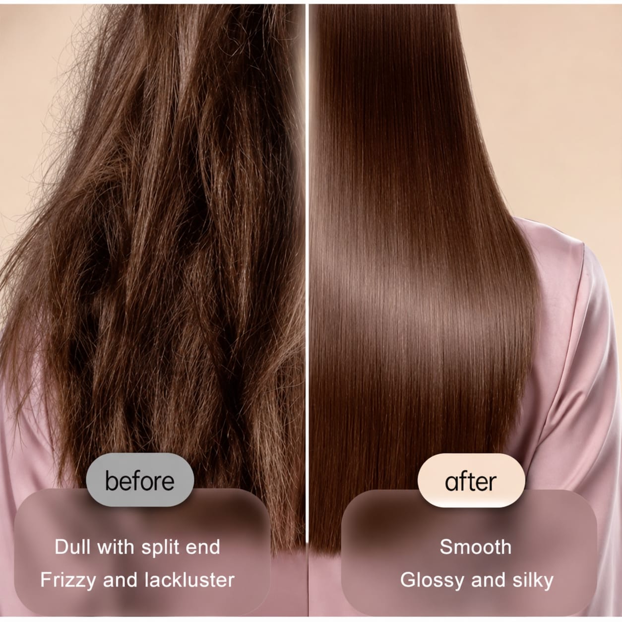 Electric Hair Straightening Brush – Fast Heating Hair Straightener Comb for Women