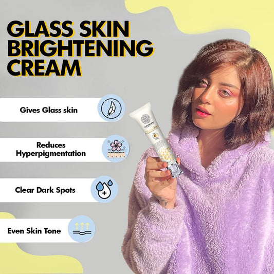 CatchGlow Glass Skin Whitening Day Cream – Brightening & Moisturizing Face Cream (30g)