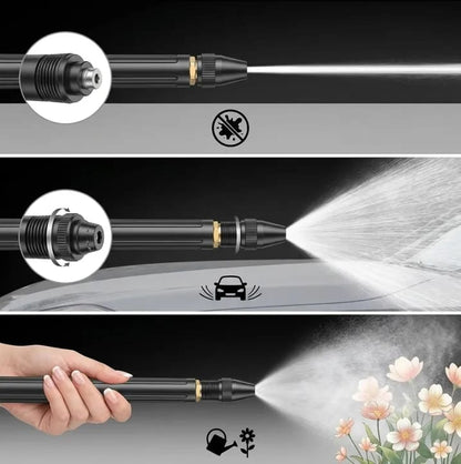 High Pressure Adjustable Brass Water Spray Nozzle for Garden Hose | Car Wash &amp; Plant Watering