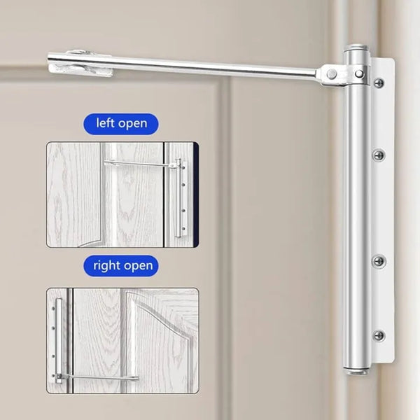 Automatic Door Closer Heavy Duty Self-Closing Door Spring | Adjustable Stainless Steel Door Closer for Home & Office