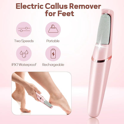 Electric Foot Callus Remover – Portable Pedicure Tool for Smooth & Soft Feet